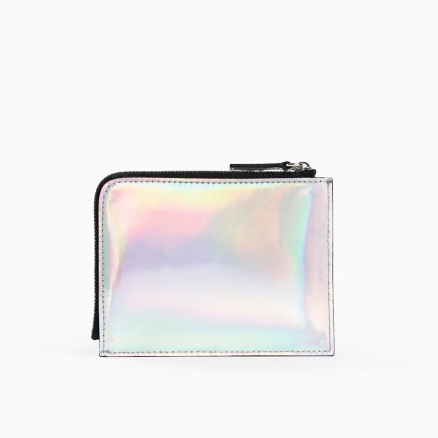 Pierre Hardy Men's Iridescent Opale Perspective Cube Wallet – Modern Designer Card Holder