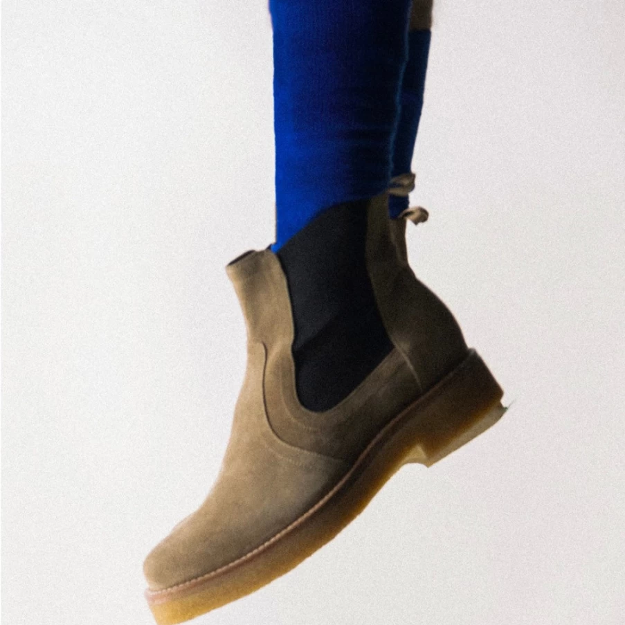 Pierre Hardy Men's Sand Jack Boots - Premium Leather Ankle Boots for Men